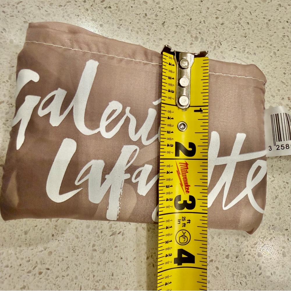 Galeries Lafayette Tan Shopping Tote Bag - Picture 6 of 7